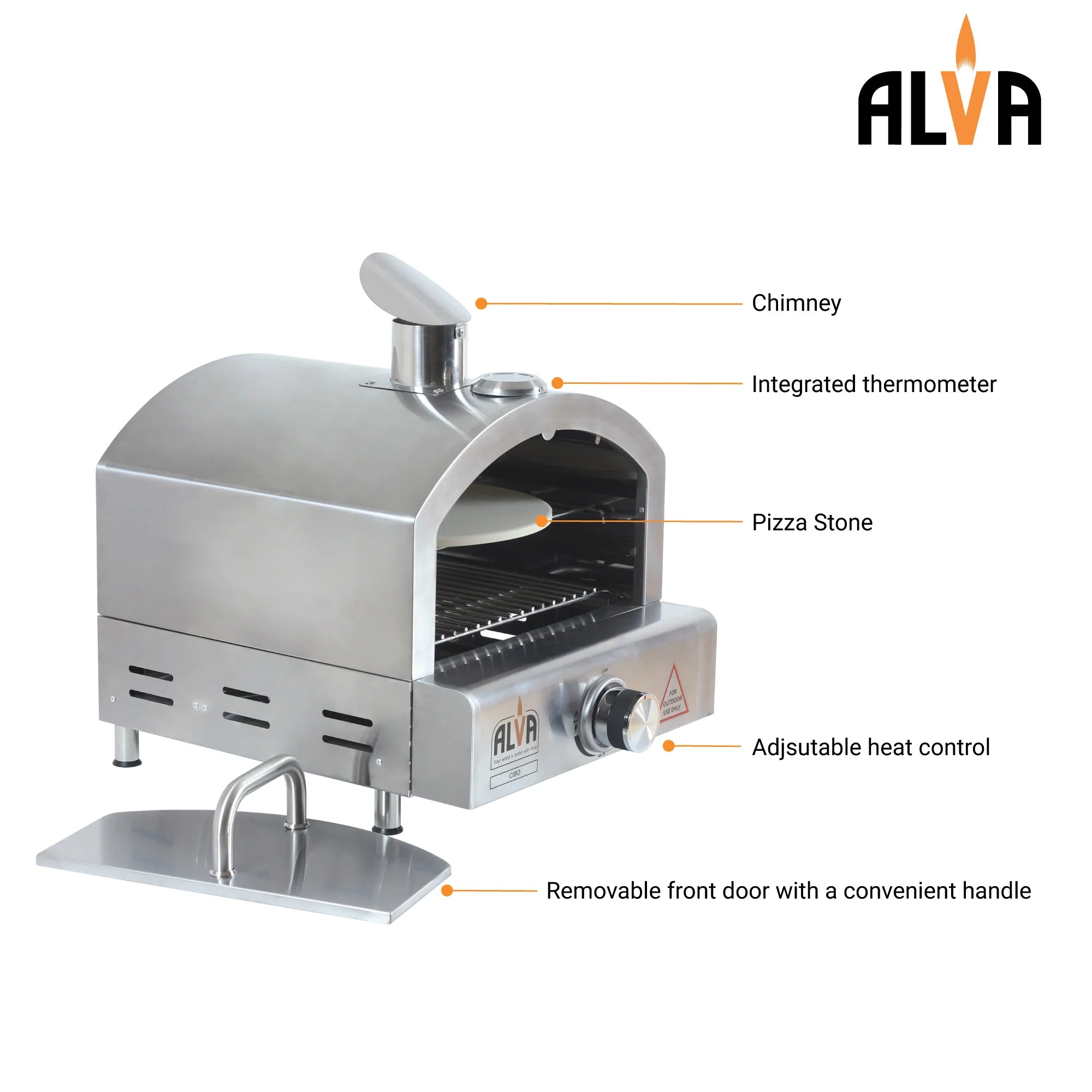 ALVA Cibo LPG Gas Pizza Oven