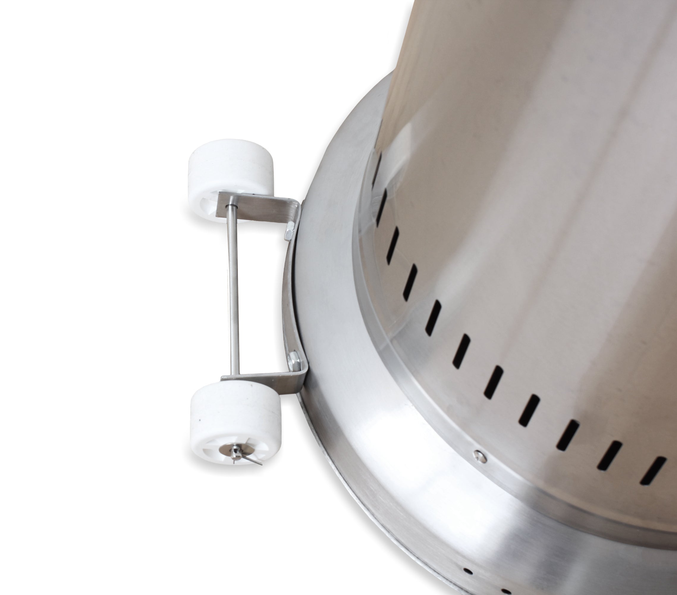 Short Stand Gas Patio Heater 1.35m - Stainless Steel