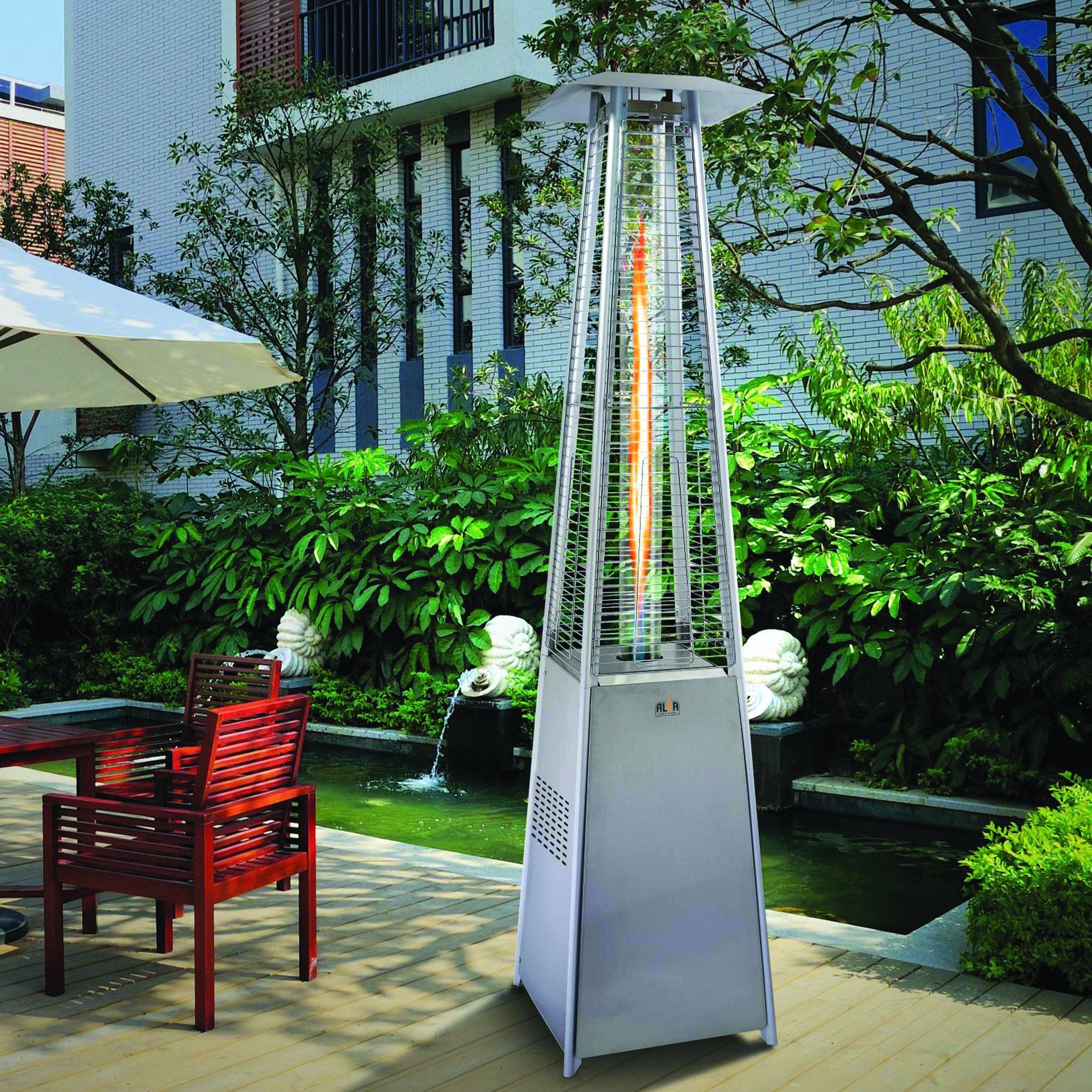 ALVA - DESIGNER QUARTZ-GLASS GAS PATIO HEATER